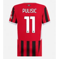 AC Milan Christian Pulisic #11 Hemmatröja Dam 2024-25 Korta ärmar